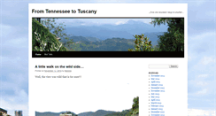 Desktop Screenshot of fromtennesseetotuscany.com