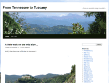 Tablet Screenshot of fromtennesseetotuscany.com
